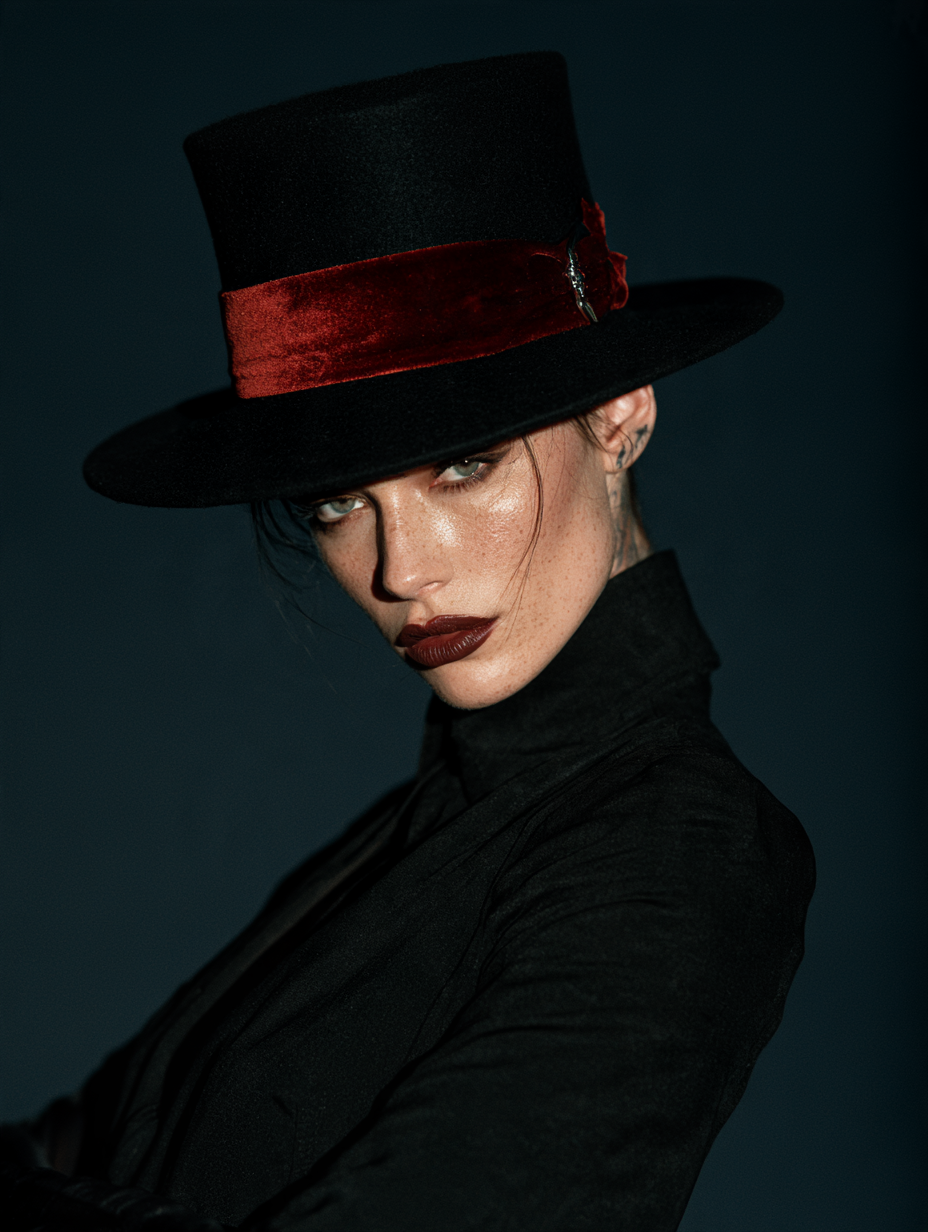 Cartola Vitoriana Dark Velvet